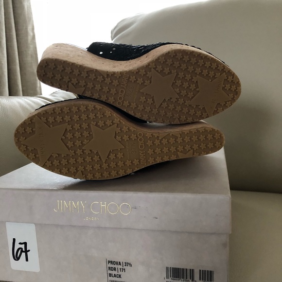 ❌SOLD❌🎉HP🎉NIB Jimmy Choo “Prova” Wedges - Picture 4 of 7